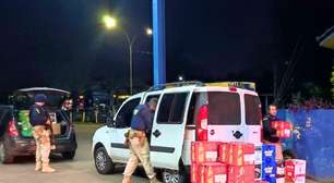 Comboio de carros carregados com bebidas importadas ilegalmente é interceptado em Eldorado do Sul