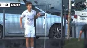 Nicolas Profeta, do Santos sub-20, imita Soteldo em goleada sobre o Corinthians