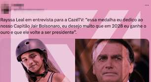 Rayssa Leal não dedicou medalha olímpica a Bolsonaro em entrevista