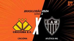 Criciúma x Atlético: onde assistir, escalações e arbitragem