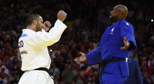 Teddy Riner aplica ippon, comemora e gera revolta de rival