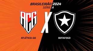 Atlético-GO x Botafogo: onde assistir, escalações e arbitragem