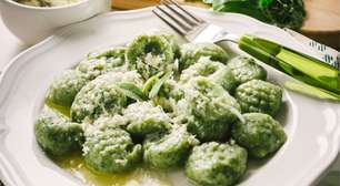 Nhoque verde de espinafre: a receita ideal para o almoço de domingo