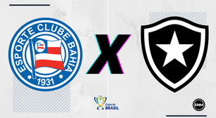 Bahia X Botafogo: prováveis escalações, arbitragem, onde assistir, retrospecto e palpite