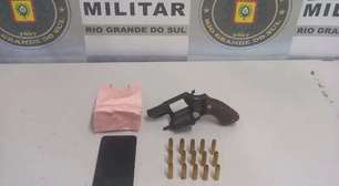 Jovem com histórico de homicídios é preso por porte ilegal de arma em Caxias do Sul