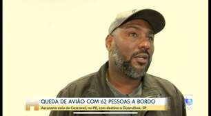 'Ele salvou a minha vida', diz passageiro impedido de embarcar em avião que caiu em SP