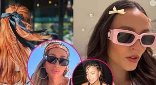 Laços, lenços e mais: + de 20 fotos de famosas comprovam que 6 acessórios viraram indispensáveis para fashionistas