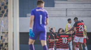 Flamengo vence o RB Bragantino e chega à quinta vitória seguida no Brasileirão Sub-20