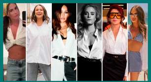 De Rafa Justus a Angélica: 6 looks curingas com CAMISA BRANCA