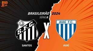 Santos x Avaí: onde assistir, escalações e arbitragem