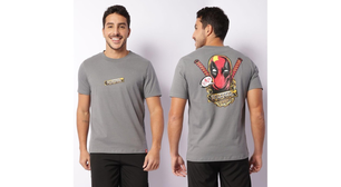 Vai assistir Deadpool &amp; Wolverine nos cinemas? Veja três modelos de camisetas inspiradas no universo da Marvel para entrar no clima