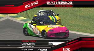 AMIKA MX5 Sport: Erik Queiroz e Gabriel Vernieri vencem provas em Virginia