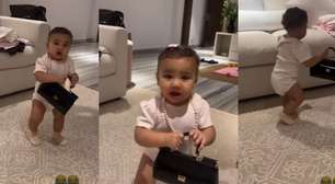 Dolce &amp; Gabanna: Neymar publica vídeo de Mavie com bolsa de grife