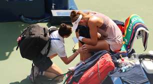 US Open: Bia Haddad se sente mal, cai diante de Muchová e dá adeus a Grand Slam com choro