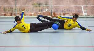 Brasil vence China e garante medalha no goalball masculino