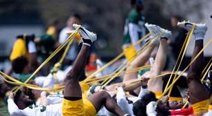 Packers, da NFL, impõe o verde no CT do Corinthians