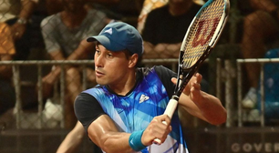 Fernando Romboli na final de duplas do Challenger de Sevilla