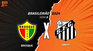 Brusque x Santos: onde assistir, escalações e arbitragem