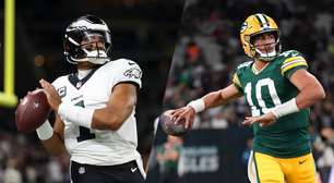 Philadelphia Eagles vence Green Bay Packers; confira o resumo da NFL em São Paulo