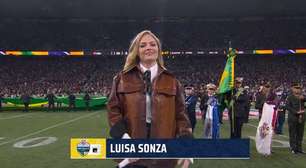 NFL: desempenho de Luísa Sonza no Hino Nacional antes de Eagles x Packers viraliza