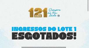 Esgotado primeiro lote dos ingressos para a festa dos 121 anos do Grêmio no Olímpico