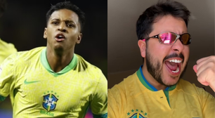 Antes de jogo do Brasil, Igor Tolentino Job aposta em Rodrygo decidindo novamente