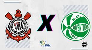 Corinthians x Juventude: prováveis escalações, desfalques, retrospecto, onde assistir, arbitragem e palpites