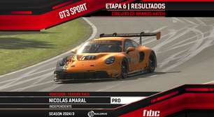 Realdrive GT3 Sport: Nicolas Amaral vence em Brands Hatch, e Guilherme Alberton é o campeão