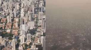 Imagens mostram antes e depois da fumaça em Jardins e Avenida Paulista; veja