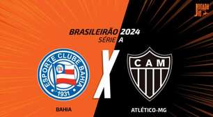 Bahia x Atlético-MG: onde assistir, escalações e arbitragem