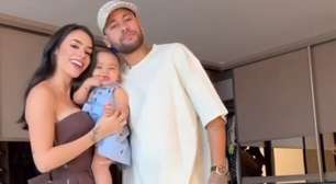 Neymar causa encanto na web em momento fofura com a filha Mavie