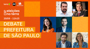 Terra realiza debate entre os candidatos à Prefeitura de São Paulo ao lado de SBT e Nova Brasil