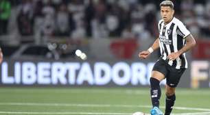 Matheus Martins, do Botafogo, avalia resultado na Libertadores: 'Totalmente aberto'