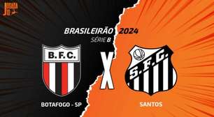 Botafogo-SP x Santos: onde assistir, escalações e arbitragem