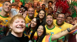 Ed Sheeran curte samba e picanha antes de show no Rock in Rio