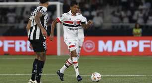 Luiz Gustavo vê empate como positivo, e projeta São Paulo forte no jogo de volta contra o Botafogo