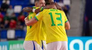 Brasil goleia Tailândia e avança na Copa do Mundo de Futsal