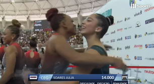 Rebeca leva ginásio à loucura; Júlia é campeã do individual geral