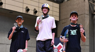 Gui Khury é campeão do skate vert no X-Games Chiba