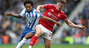 Nottingham arranca empate fora de casa diante do Brighton