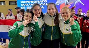 Brasil ganha 35 medalhas no Sul-Americano de base de esgrima