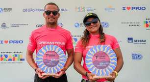 Juliana dos Santos e Douglas Silva são campeões no Dream Tour