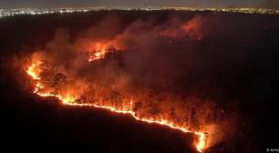 "Fumaça de incêndios no Brasil segue em direção ao sul da África"