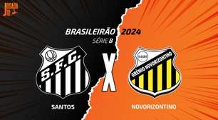 Santos x Novorizontino: escalações, onde assistir e arbitragem