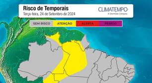 Alertas meteorológicos da Climatempo para 24/9/24