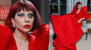 Lady Gaga rouba a cena com visual inspirado em sua personagem na premiere de "Coringa: Delírio a Dois"