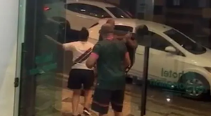 Mulher grávida e companheiro são agredidos por torcedores do Fluminense; veja vídeo