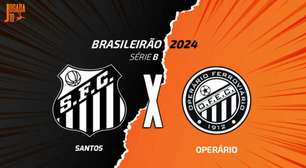 Santos x Operário, AO VIVO, com a Voz do Esporte, às 16h30