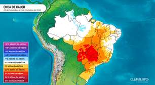 Oitava onda de calor se estabelece sobre o Brasil