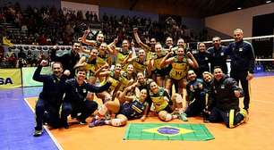 Brasil vira sobre a Argentina e é campeão sul americano sub-21 de vôlei